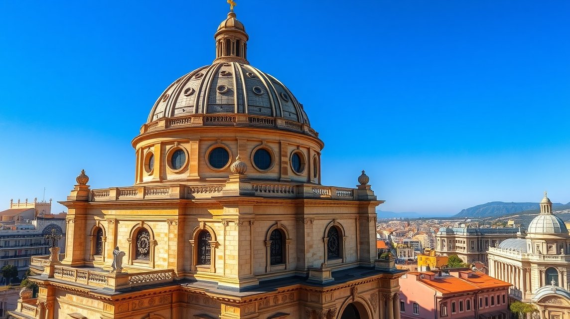 San Nicolás-társszékesegyház kupolája Alicante városában