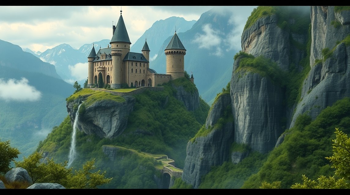 Beckó vára a meredek sziklaszirteken, lenyűgöző panorámával