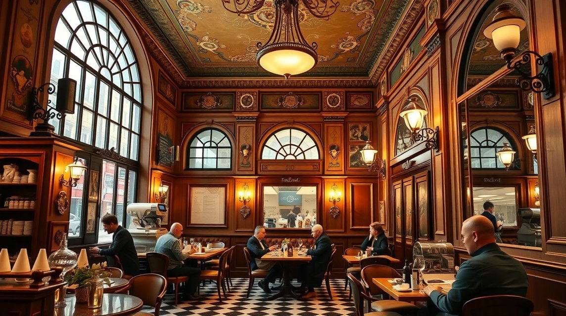 Bécs történelmi kávéháza, ahol a melange kultúrája él.