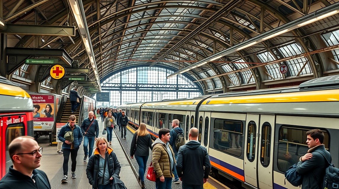 Berlin közlekedés az U-Bahn és S-Bahn állomásán