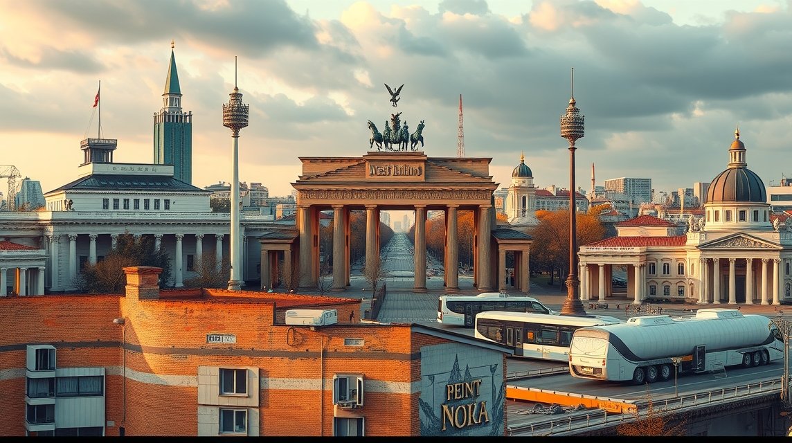 Berlin történelem - Egy kettéosztott város krónikája 1 Berlin Brandenburg Kapu, a város történelmi emlékének szimbóluma