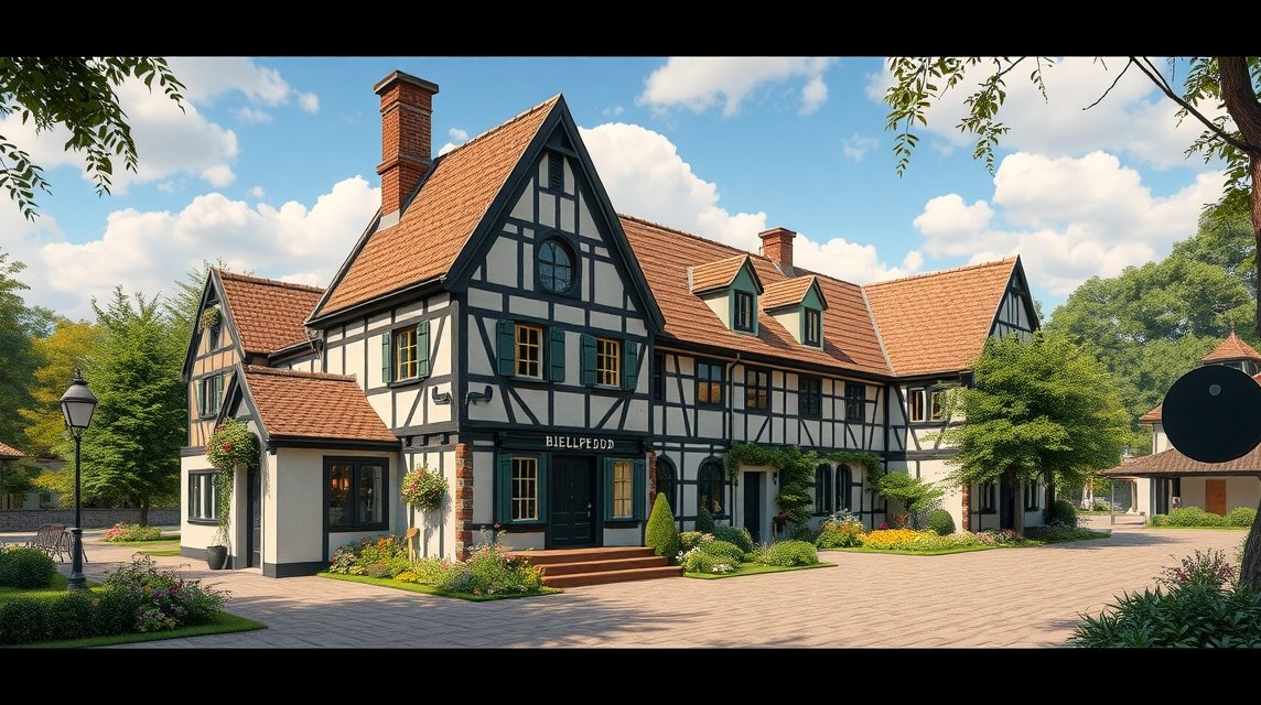 Bielefeld parasztház-múzeum bemutatója