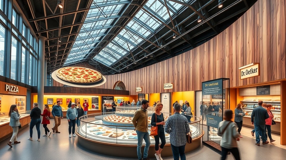 Dr. Oetker Welt Bielefeld interaktív múzeum pizza és puding élményekkel