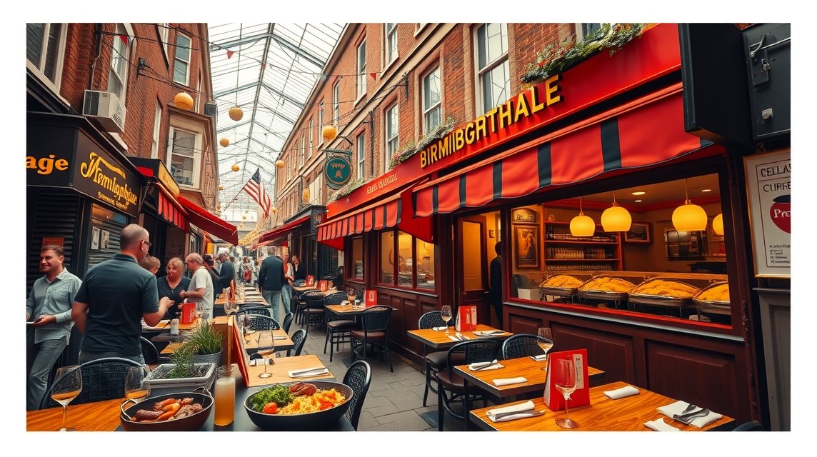 Birmingham város gasztronómiai élményei a Balti Triangle közelében