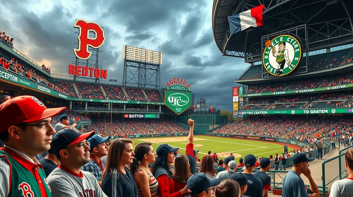 Fenway Park baseball és TD Garden kosárlabda mérkőzés Bostonban
