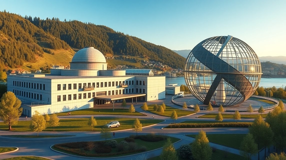 A CERN és a Tudomány Gömbje Genf városában