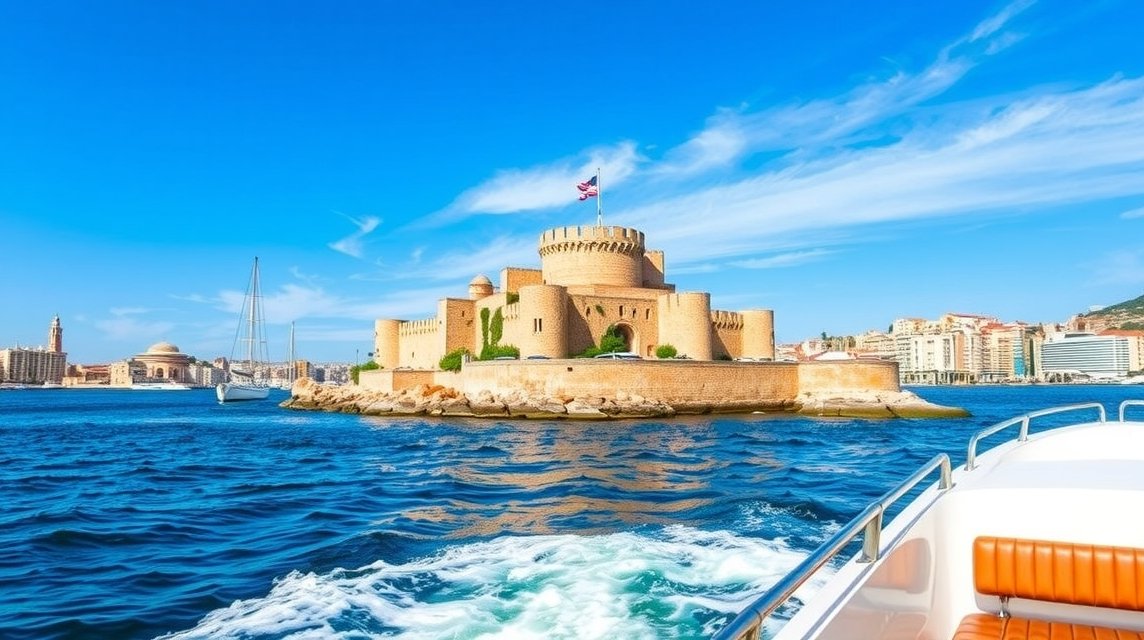Hajókirándulás a Château d’If felé Marseille-ből