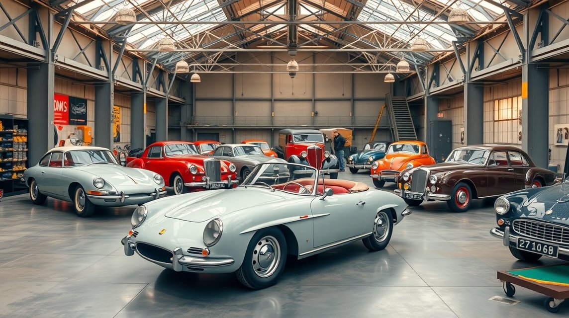 Classic Remise Düsseldorf - régi autók gyűjteménye