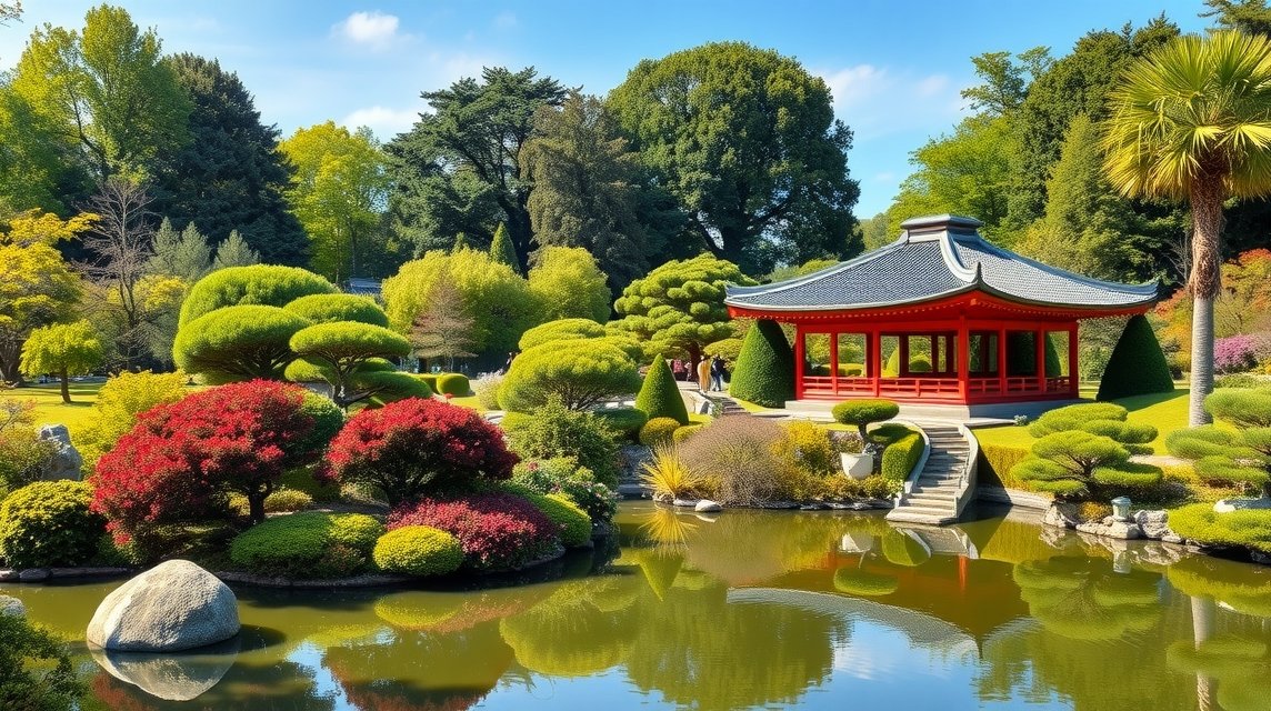 A Clingendael park Japánkertje nyugalma és szépsége