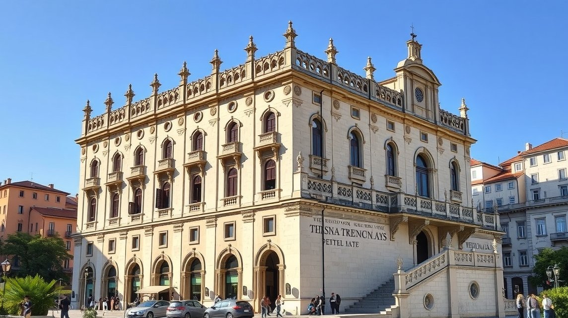 Dubrovnik látnivalók - A Sponza-palota építészete 1 Sponza-palota gótikus és reneszánsz építménye Dubrovnikban