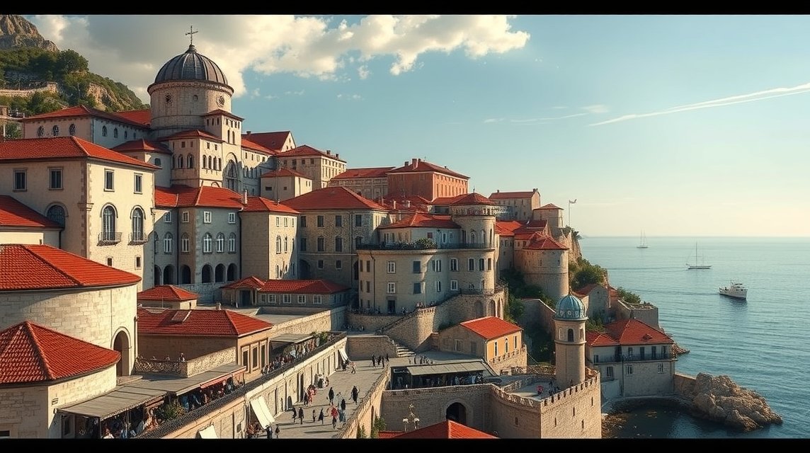 Dubrovnik tengerparti épületei, Trónok harca forgatási helyszín