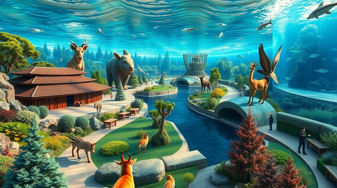 Diergaarde Blijdorp állatkert és óceanárium látványos jelenetei