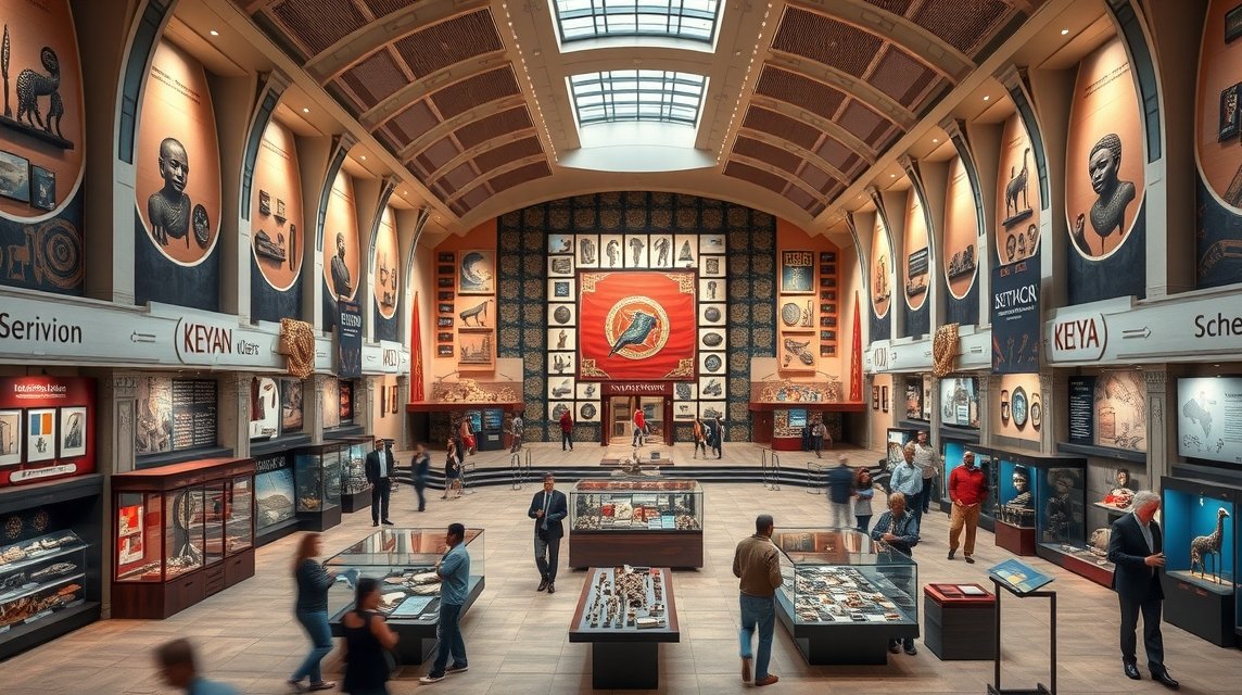 Kenyai Nemzeti Múzeum kiállítása Nairobi városában