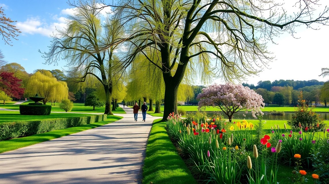Ingolstadt látnivalók - Séta a Klenze Parkban 1 Séta a Klenze Parkban, Ingolstadt gyönyörű zöld területe.