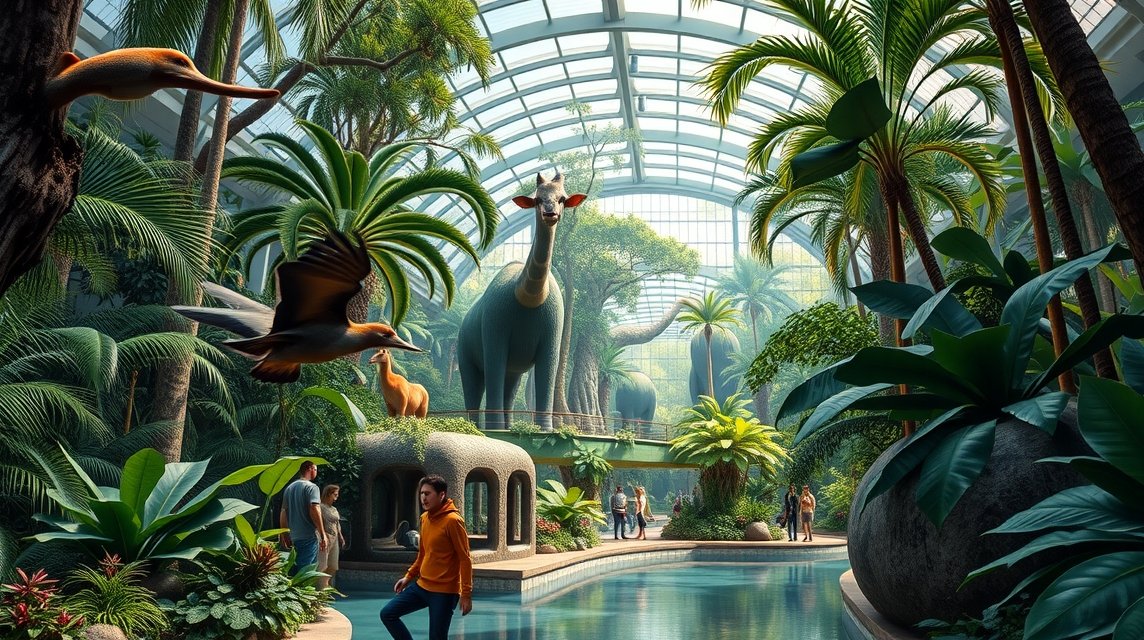 Lipcsei Állatkert Gondwanaland trópusi esőerdejében interakciós élményekkel