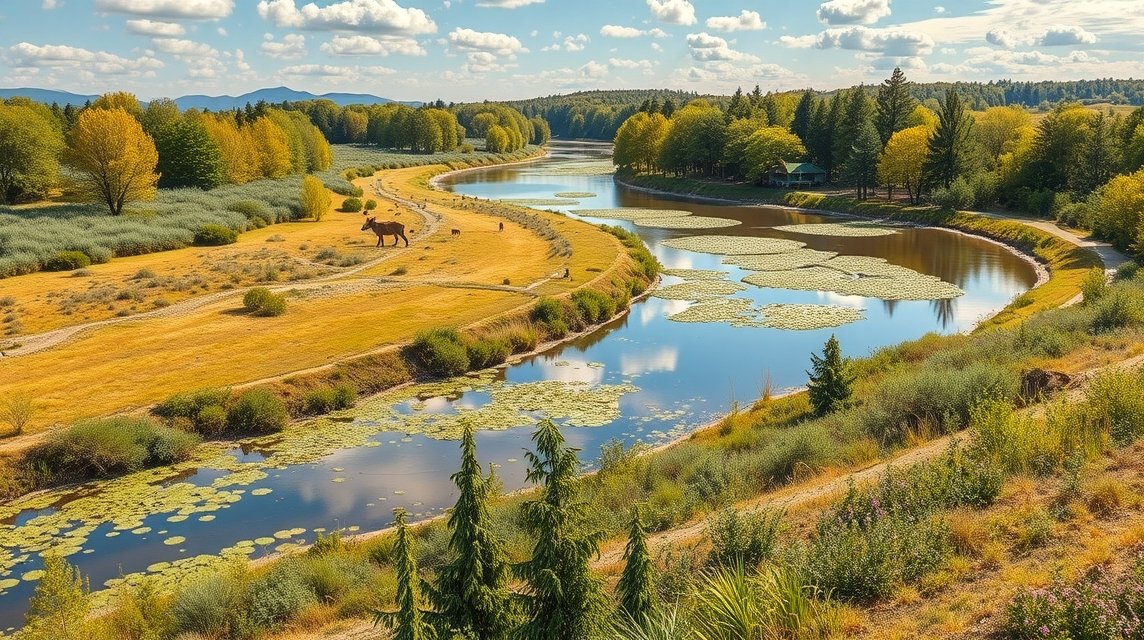 Maros-ártér Natúrpark lenyűgöző tája Aradon