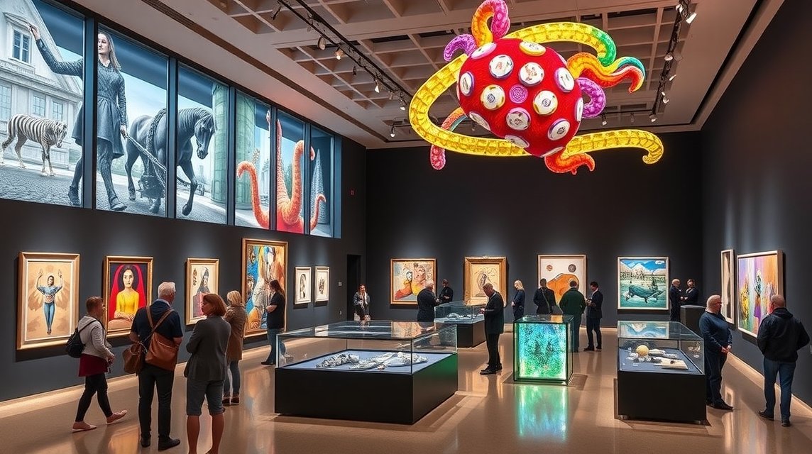 Charlotte város művészeti kiállítás a Mint Museum Uptown-ban