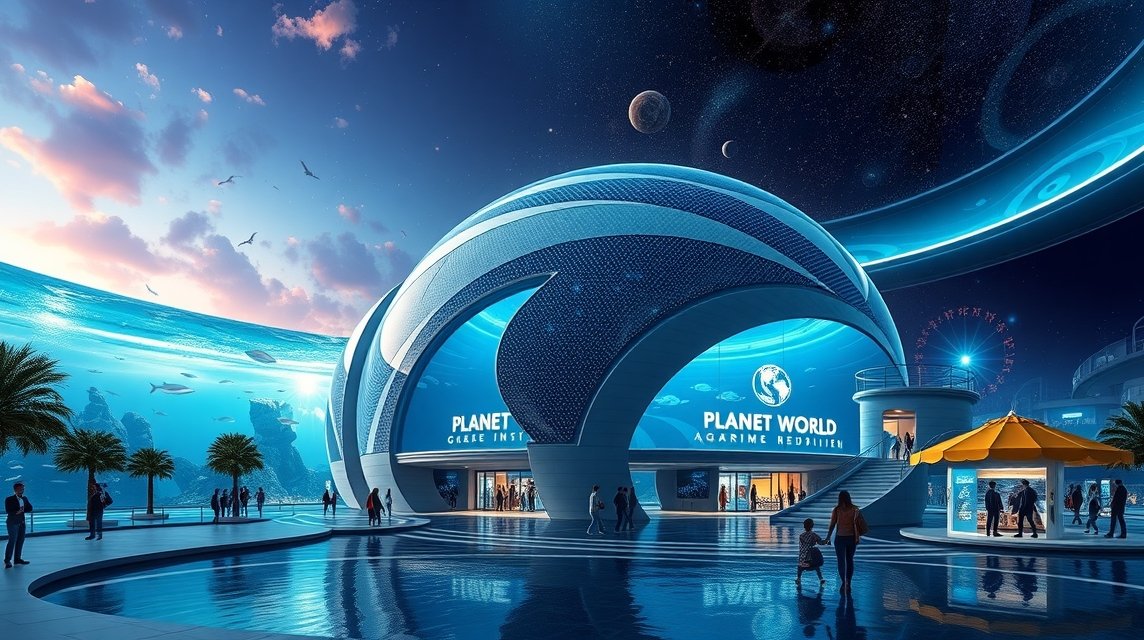 Planet Ocean World akvárium és planetárium Montpellierben