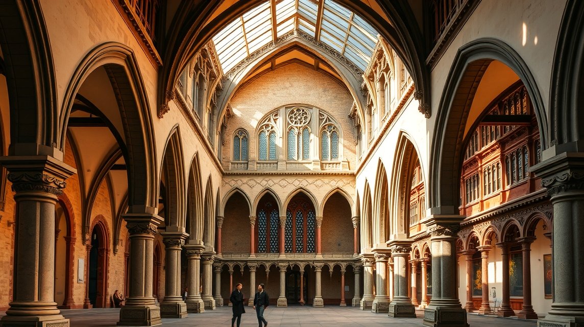 A Musée des Augustins gótikus kolostor belső tere, Toulouse