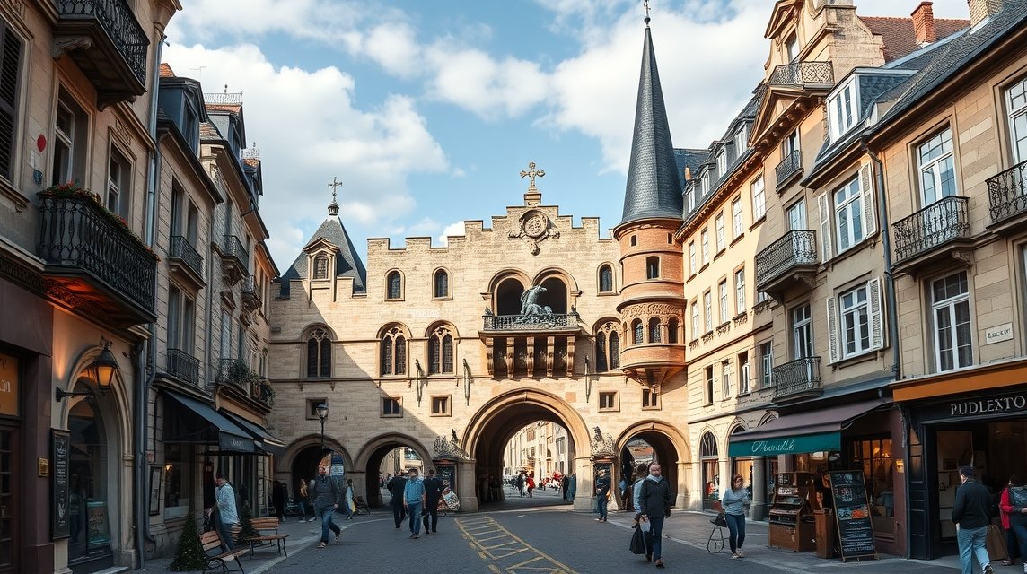 Porte Cailhau, Bordeaux városkapu a Garonne partján