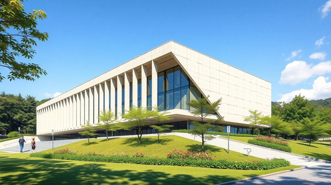 Saka no Ue no Kumo Múzeum panorámás kilátásban Japánban