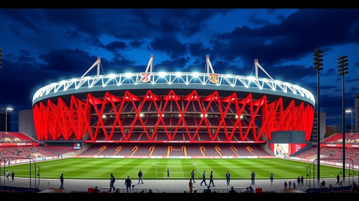 San Mamés Stadion exterior, Bilbao, Spanyolország, sportélmény