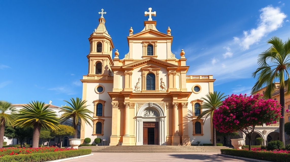 Szent Megtestesülés-templom Marbella gyönyörű épülete