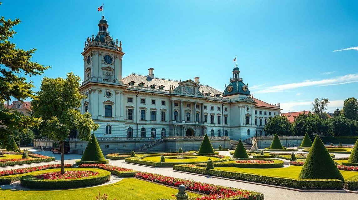 Regensburg látnivalók - A Thurn und Taxis kastély 1 Thurn und Taxis kastély Regensburg városában gyönyörű kertekkel