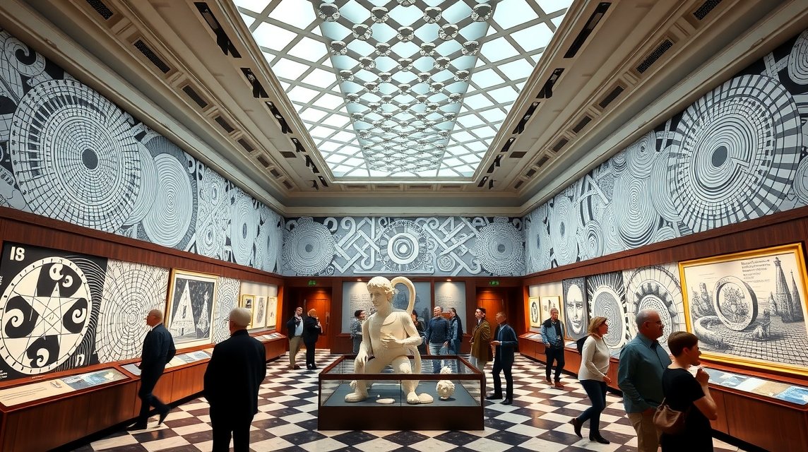 Escher a Palotában - optikai illúziók múzeuma Hága