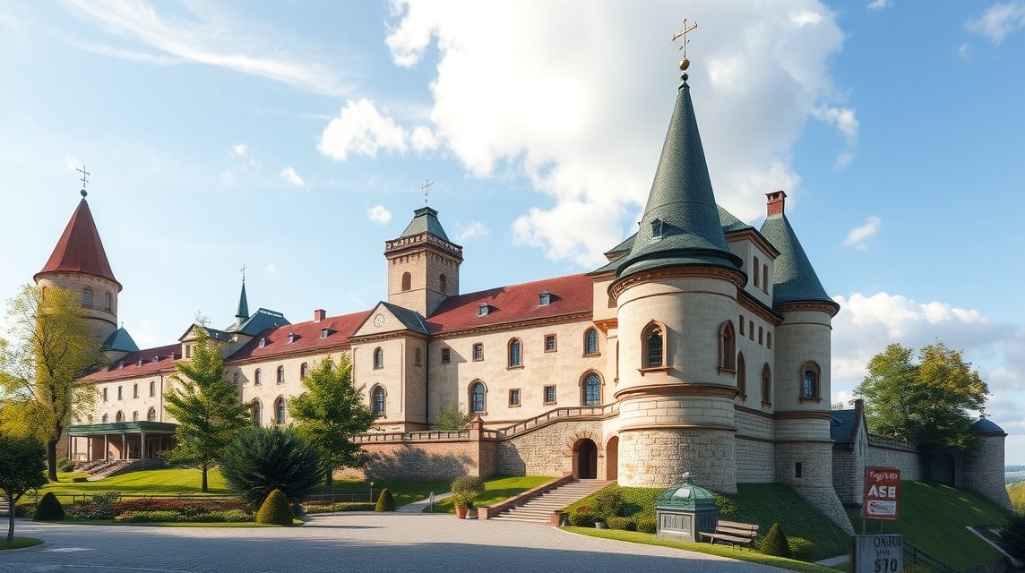 Reduit Tilly erődítmény Ingolstadtban történelmi építkezés