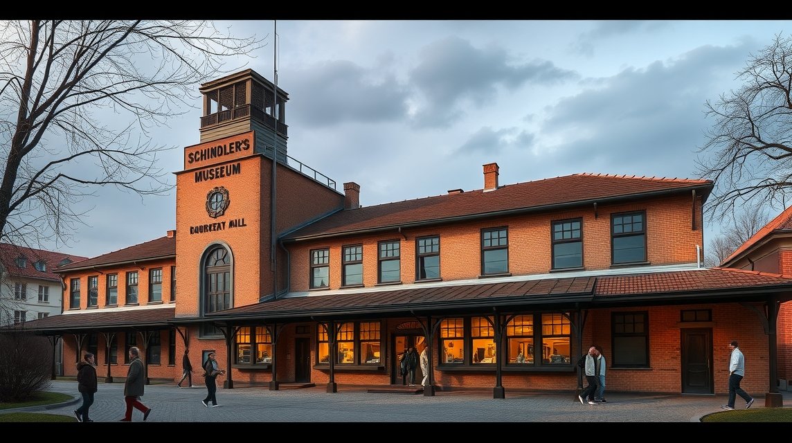 Schindler múzeum Krakkóban, második világháború története.