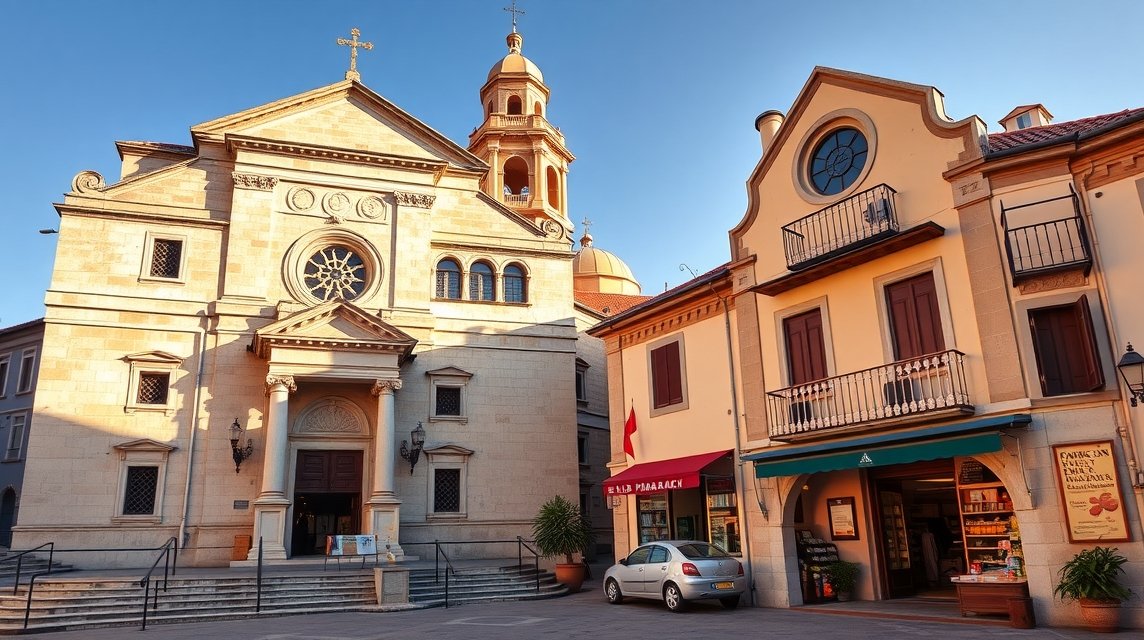 A Ferences kolostor és a régi patika Dubrovnik központjában
