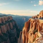 Félelmetes Caminito del Rey ösvény Málaga sziklafalainál.