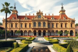 A Palacio de las Dueñas jellegzetes épülete Sevilla városában.