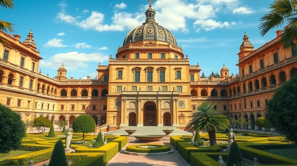 Az Alcázar palota udvara Sevilla városában, Dorne forgatási helyszíne.