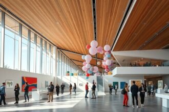 IAACC Pablo Serrano modern művészetek múzeuma belső tér