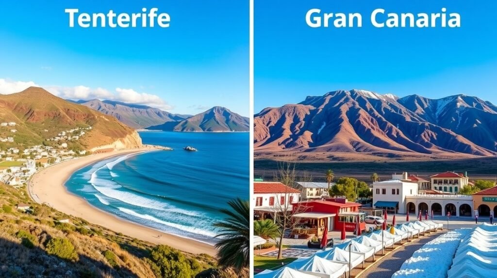 Tenerife és Gran Canaria tájképei, Kanári-szigetek