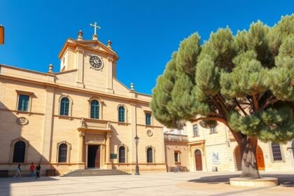 Palma városháza és évszázados olajfa a Cort téren