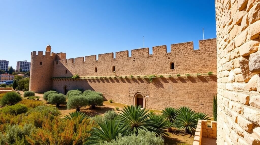 A Murallas del Castillo mór várfalai Marbella városában.
