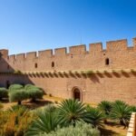 A Murallas del Castillo mór várfalai Marbella városában.