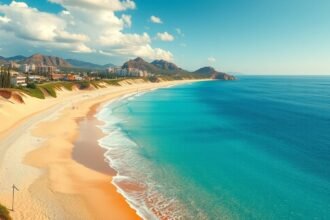 Cabopino strand és Artola dűnék Marbella lenyűgöző tája