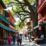 Séta Mombasa Óvárosában, színes épületek és fűszerillatú utcák.