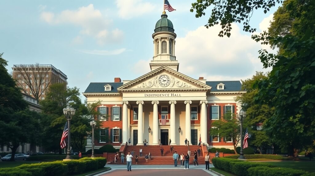 Independence Hall, Philadelphia - a történelmi épület