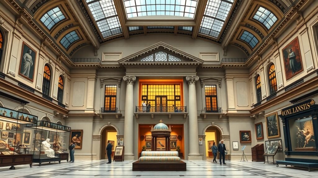 Walters Art Museum belső tér Baltimore városában.