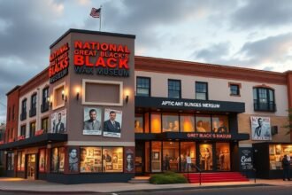 National Great Blacks In Wax Museum épülete Baltimore városában.