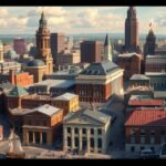 Boston történelmi városképe a forradalom szívében