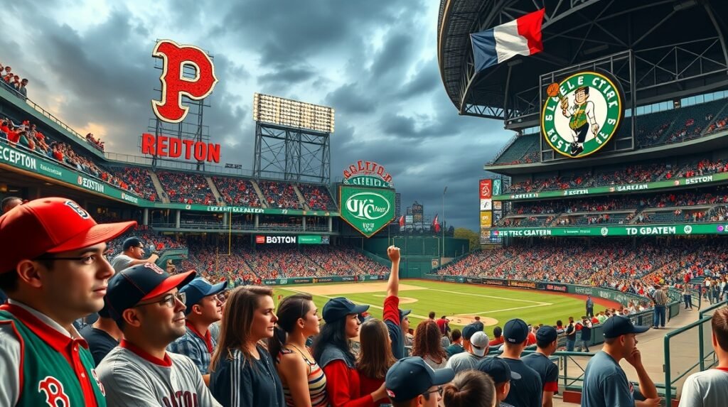 Fenway Park baseball és TD Garden kosárlabda mérkőzés Bostonban