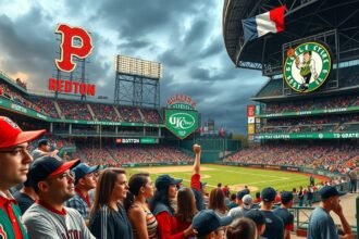 Fenway Park baseball és TD Garden kosárlabda mérkőzés Bostonban