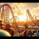 Carowinds vidámpark hullámvasutak és családi szórakozás Charlotte-ban