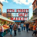 7th Street Public Market a helyi termelőkkel és gasztronómiai élményekkel.